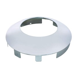 United Pacific 10109 - Axle Hub Cap - Front, Universal Chrome, with Hubometer Hole - 1" Lip