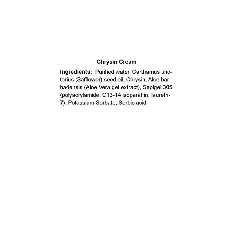 Naturally Complete Chrysin - Non-GMO - Unscented - for Men