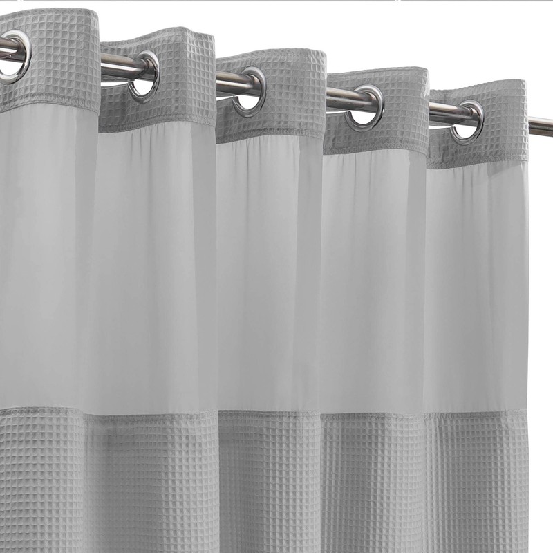 River Dream Lake Wanaka Fabric Shower Curtain Set, Cotton Blend,
