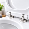 Stainless Steel Toilet Seat Bolt Replacement Kit, 2-Piece Top-Fix Hinge