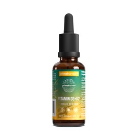 Primal Harvest Vitamin D3+K2 - Daily Supplement, Gluten Free, Vegetarian