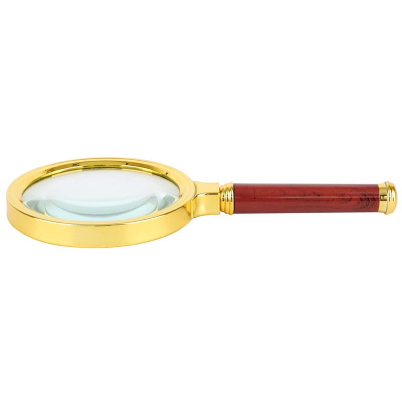 Handheld High-Definition Old Magnifying Glass 10X100mm Handheld Children's Magnifying Glass