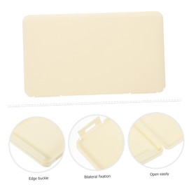 CAXUSD 2pcs Decor Container for Makeup Organizers Eyelash Storage Boxes Lids and Collapsible Feature