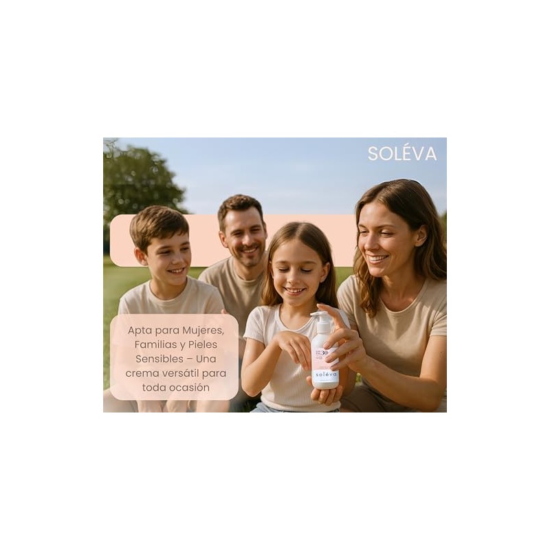 Solva 250ml. Crema Corporal con Proteccin Solar FPS 30 para