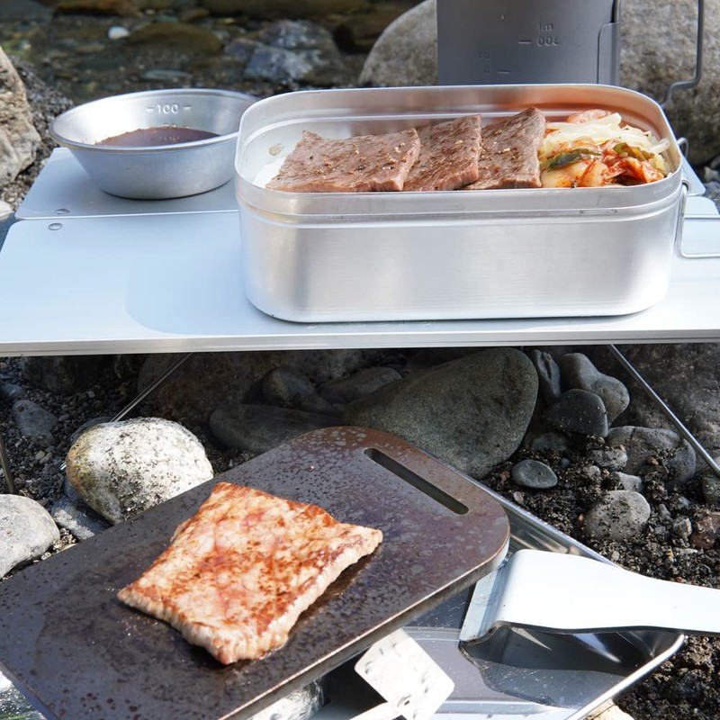 Zeol Iron Plate, Mestin, Trangia, Knee-Rack, Compatible with Millimeter Camp