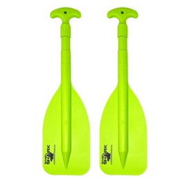 SandShark Premium Telescoping Emergency Boat Paddle-Lightweight Boat Paddles-High Impact Molded Nylon, 22''-42'', Twist Lock, Aluminum Shaft-Boat Oars for Jetski, Boating, Kayak Ore (2 Paddles)