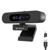 TOALLIN 2K QHD Webcam for Windows Hello Face Login, IR