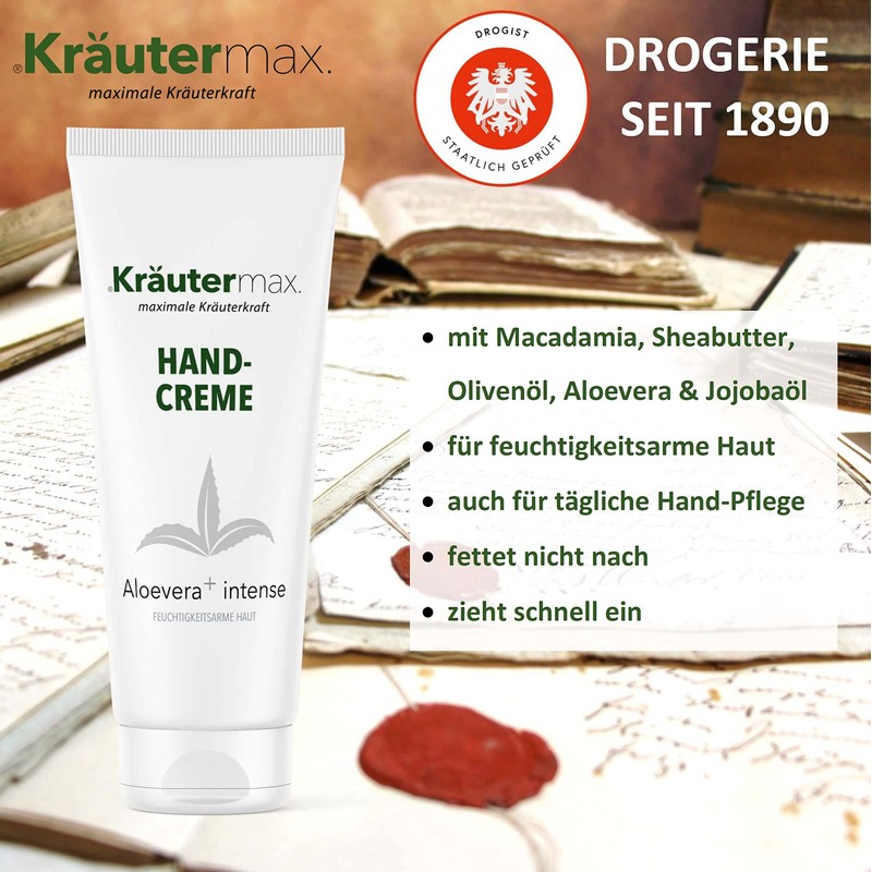 Aloe Vera Hand Cream Natural Cosmetics Hand and Nail Cream