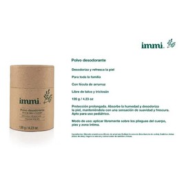 3 Piezas Polvo Desodorante Corporal Immi