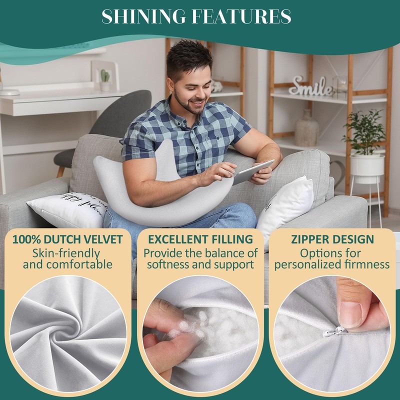 HARBOREST Shoulder Surgery Pillow - Shoulder Pillow for Shoulder Pain,