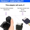 CARROFIX Adaptador de cableado plano de 7 vías a 4