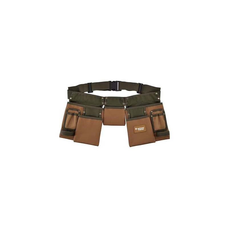 JACKSON PALMER Professional Tool Belt (Tan & Green)