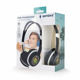 Gembird Kids Headphones Volume Control Black