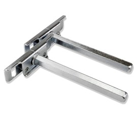 Mprofi MT® Pack of 2 Floating Shelf Brackets - Concealed Shelf Bracket Invisible Diameter 10 x 112 mm - Shelf Brackets Invisible for Shelf Floating - Wall Shelf Bracket Invisible - NS/2