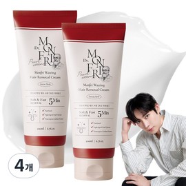 Hypoallergenic Tone-up Munfree Panthella Sensitive Waxing Hair Removal Tone-up Cream Forest Herb Fragrance, 4 pieces, 200ml / 저자극톤업 먼프리 판텔라 민감성 왁싱 제모 톤업 크림 포레스트 허브 향, 4개, 200ml