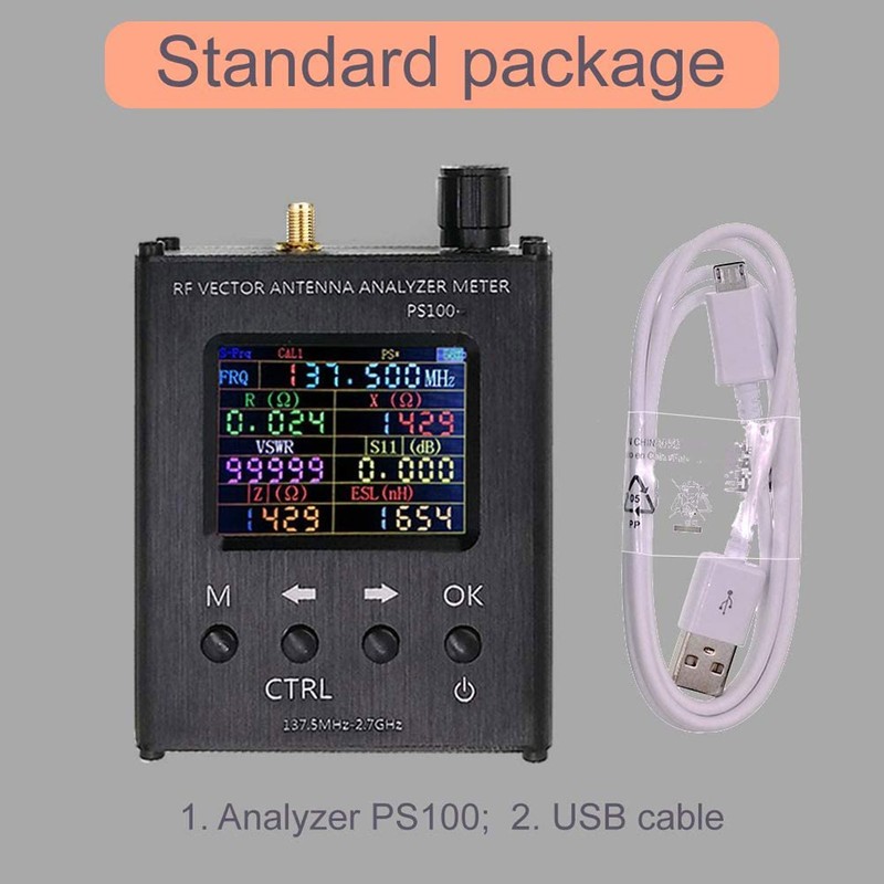 RF Antenna Analyzer 137.5MHz To 2.7GHz UV Impedance Reactance SWR