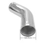 Ucreative Ucreative 45 Degree Aluminum Alloy Tube Intercooler Pipe Air