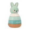 Janod Stacking Rabbit Made of FSC Wood, 4 Pieces for