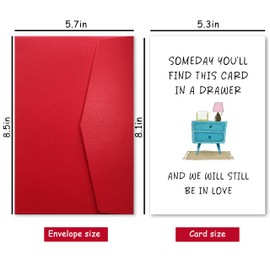 Funny Birthday Card for Husband Him, Happy Anniversary Card for Boyfriend, Sweet Valentine Day Card, We Will Still Be In Love