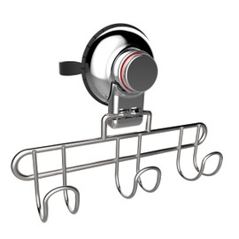 ACCURATE No- Drillings Suction Cup Towel Utensils Hanger Holder- Stainless Steel Never Rust= Towel Hanger for Bathroom & Kitchen (1)