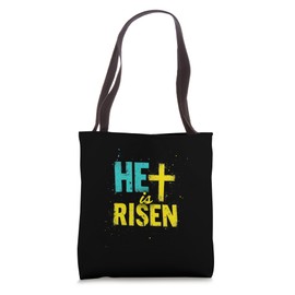 Easter He Is Risen Tote Bag