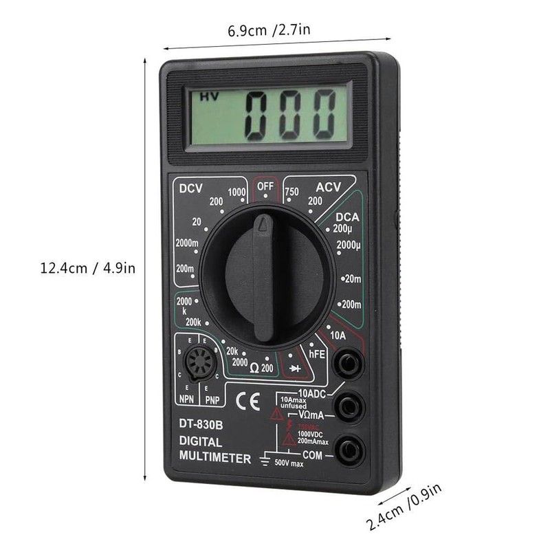 POFET Digital Voltmeter Mini Multimeter for Home Use in Factory