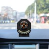 Yardwe Car Decoration Car Dash Compass Abs Black Car Compass