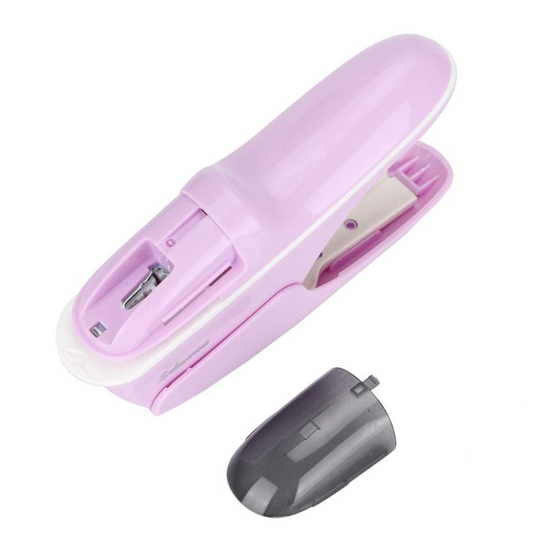 Stapleless Stapler, Stapleless Stapler Crimp No Holes ABS Material Staple