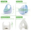 Toolzia Hip Alignment Memory Foam Leg Pillow for Side Sleeping