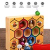 Fun Bee Picking Toy Kids Hand Grasping Training Wooden Games