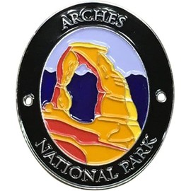 Arches National Park Hiking Stick Medallion, Great for Hiking and Outdoor Activities, Trekking Hiking Walking Pole Stick