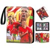 COQOYO Football Cards Scrapbook Football Trading Cards Album, 400 Pockets