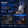 Hawkray 2 Pack Indoor Home Security Camera, Plug-in WiFi, 2.4&5GHz