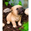 Ebros Adorable Begging Face Fawn Pug Puppy Dog Figurine Pet