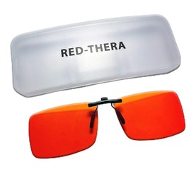 RED-THERA Blue Light Glasses Cover (Compatible with Prescription Eye Glasses), Unisex Glasses for Men and Women, Blue Light Glasses, Gaming Glasses, Blue Light Lenses, matte black