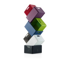 Rotho Country Storage Box 11 Litre Rattan Look, Plastic (Polypropylene) BPA Free