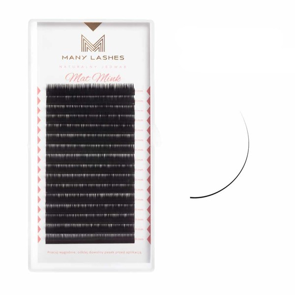 MANY BEAUTY False Eyelash Cluster, Volume Eyelashes "Mat Mink" -