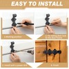 Tandefio 2 Pcs Dutch Door Bolt 4 Inch Heavy Duty