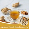 Turmeric Ginger Cinnamon Tea Bags, Turmeric Ginger Herbal Tea, No