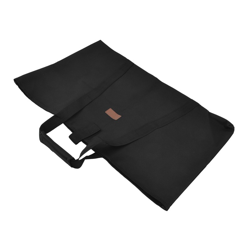 Folding Table Storage Bag Sponge Interlayer Waterproof Oxford Cloth Black