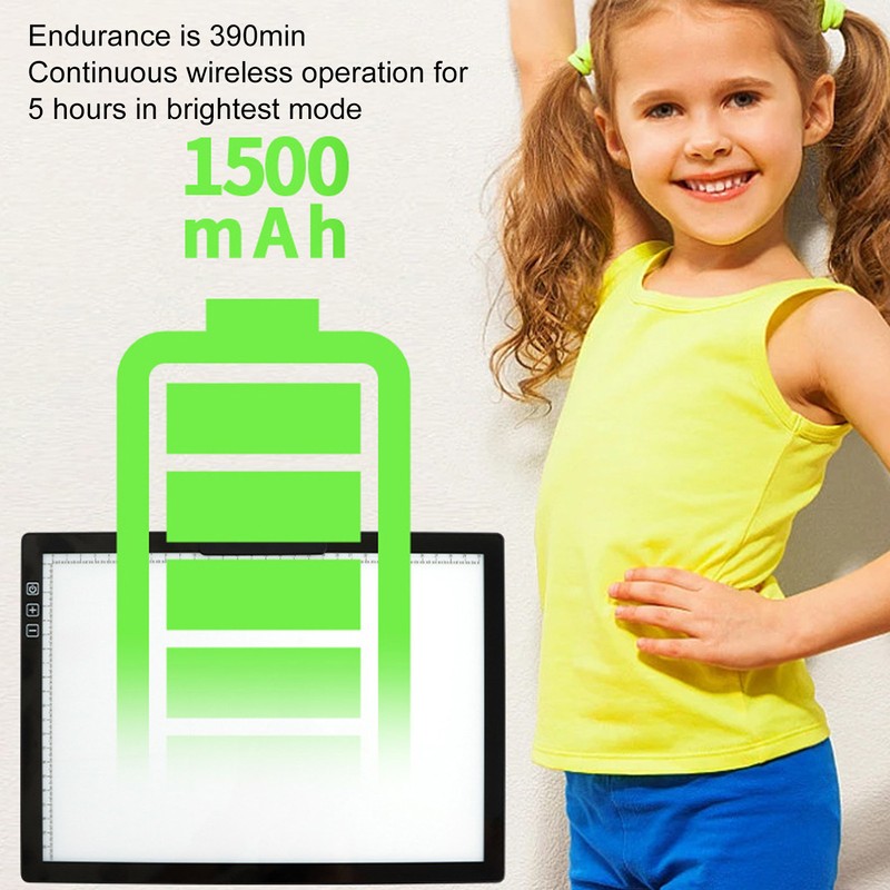 A4 Tracing Light Pad Ultrathin Rechargeable Portable A4 Tracing LED