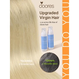 DOORES Tape in Hair Extensions, Light Brown to Golden Platinum Blonde 12 Inch 40g 20pcs, Hair Extensions Tape in Human Hair Natural Remy Hair Invisible Hair Extensions