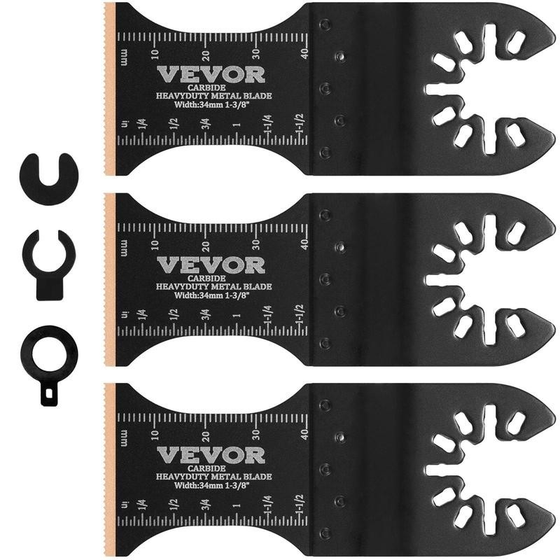 VEVOR 100PCS Oscillating Saw Blades, Quick Release Multitool Blades Kit,
