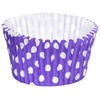 Holly Cupcakes 180 Excellent Quality Purple Polka Dot Muffin Cases