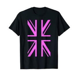 PINK UNION JACK FLAG UNITED KINGDOM GREAT BRITAIN ENGLAND T-Shirt