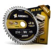 AMBOSS WERKZEUGE HM Circular Saw Blade, 210 x 30, Z48,