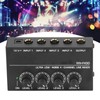 4 Channel Mixer Black Ultra Low Noise 4 Channel Compact