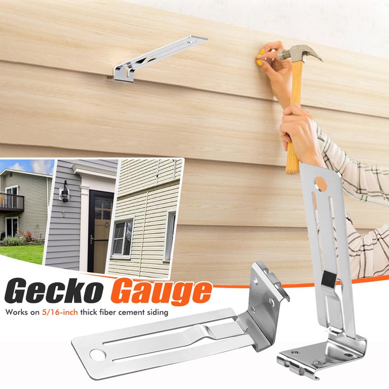 2Pcs Siding Gauge 5/16in Stainless Steel Installation Repair Tool Accurate