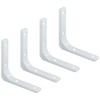 4 PCS Heavy Duty Shelf Bracket,L Shape Right Angle Bracket