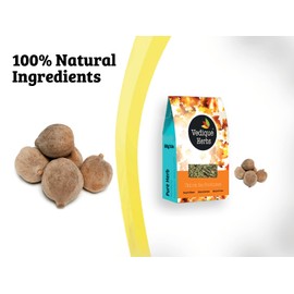 VEDIQUE HERBS Organic Bibhitaki Fruit (Terminalia belerica) - 250g (8.8oz) | Raw, Crude, Dried | T-Cut | Premium Grade